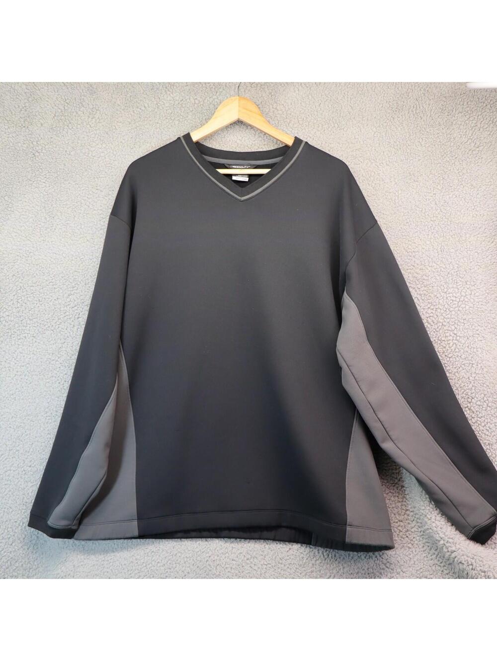 Nike Golf Pullover V Neck Long Sleeve Men XXL Therma